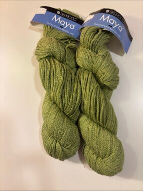 NWT Maya Worsted yarn from Berroco. Bundle of 2 50-gm hanks. 2 bundles remain.